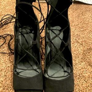 Urban outfitters lace up sandals